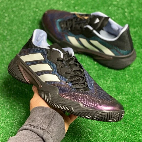 adidas gazelle silver green womens Men's Adidas Barricade 13 Tennis Shoe